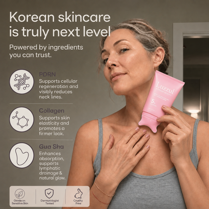Luzzul™ Korean PDRN Collagen Gua Sha Neck Wrinkle Cream