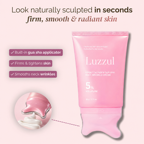 Luzzul™ Korean PDRN Collagen Gua Sha Neck Wrinkle Cream