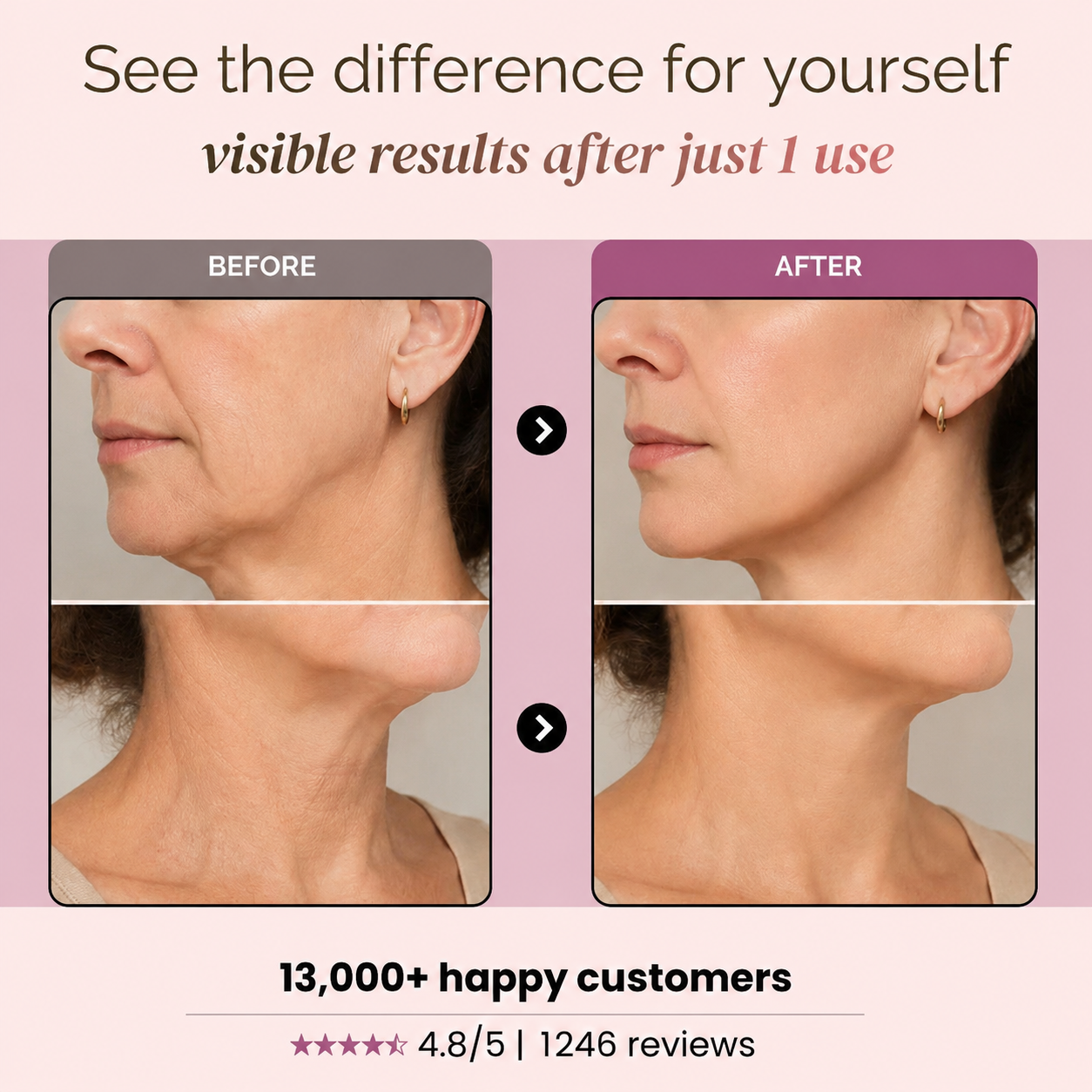Luzzul™ Korean PDRN Collagen Gua Sha Neck Wrinkle Cream