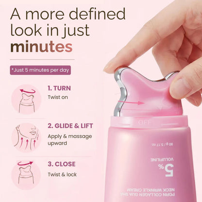 Luzzul™ Korean PDRN Collagen Gua Sha Neck Wrinkle Cream