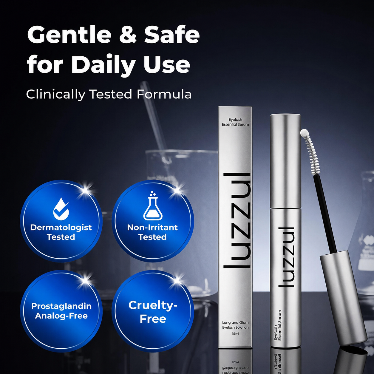 Luzzul™ Ultra-Potent Lash Growth Serum: Longer, Thicker Lashes in 7 Days