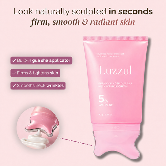 Luzzul™ Korean PDRN Collagen Gua Sha Neck Wrinkle Cream